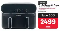 Makro EIGER Tri Zone Air Fryer offer