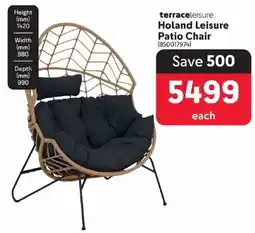 Makro Terraceleisure Holand Leisure Patio Chair offer