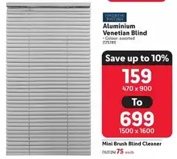 Makro FINISHING TOUCHES Aluminium Venetian Blind offer