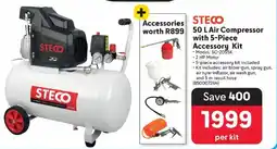 Makro STECO Air Compressor with Accessory Kit offer