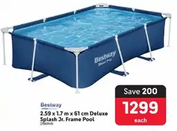 Makro Bestway Deluxe Splash Jr. Frame Pool offer