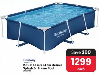 Makro Bestway Deluxe Splash Jr. Frame Pool offer