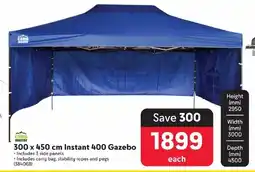 Makro Camp Master Instant 400 Gazebo offer