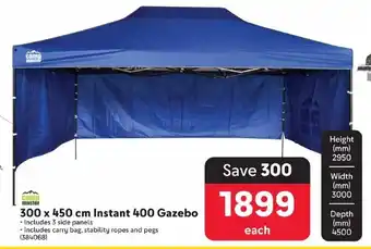 Makro Camp Master Instant 400 Gazebo offer