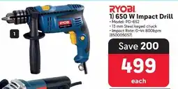 Makro RYOBI 650 W Impact Drill offer