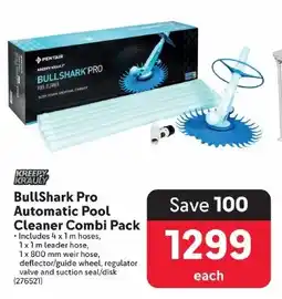 Makro KREEPY KRAULY BullShark Pro Automatic Pool Cleaner Combi Pack offer