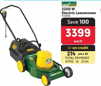 Makro TRIMTECH 2200 W Electric Lawnmower offer