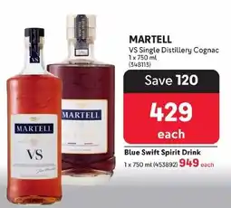 Makro MARTELL VS Single Distillery Cognac offer