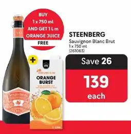 Makro STEENBERG Sauvignon Blanc Brut offer