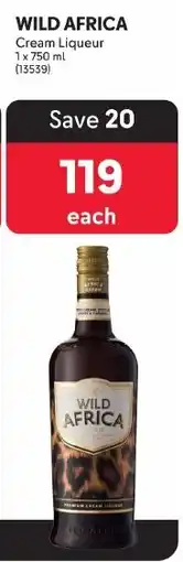 Makro WILD AFRICA Cream Liqueur offer