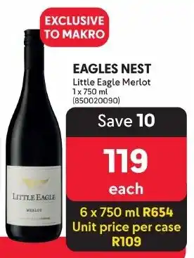 Makro EAGLES NEST Little Eagle Merlot offer