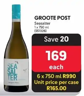 Makro GROOTE POST Seasalter offer