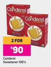 Game Canderel Sweetener-For 2 x 100's Pack offer