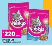 Game Whiskas Cat Food Assorted-4Kg Each offer