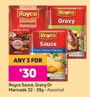 Game Royco Sauce, Gravy Or Marinade Assorted-For Any 3 x 32/39g offer