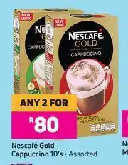 Game Nescafe Gold Cappuccino Assorted-For Any 2 x 10's offer