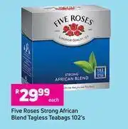 Game Five Roses Strong African Blend Tagless Teabags-102's Each offer