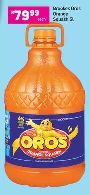 Game Brookes Oros Orange Squash-5L Each offer