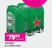 Game Heineken Cans-6 x 440ml Per Pack offer