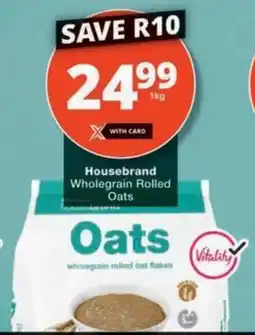 Checkers Hyper Housebrand Wholegrain Rolled Oats offer