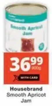 Checkers Hyper Housebrand Smooth Apricot Jam offer