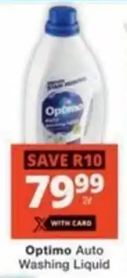 Checkers Hyper Optimo Auto Washing Liquid offer