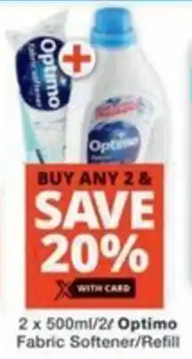 Checkers Hyper Optimo Fabric Softener/Refill offer