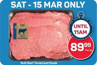 Pick n Pay Hypermarket Bulk Beef Tenderised Steak offer