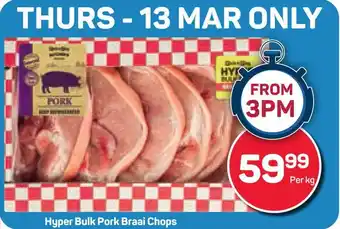 Pick n Pay Hypermarket Hyper Bulk Pork Braai Chops offer