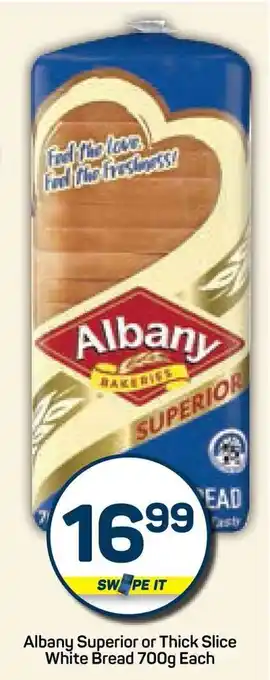 Pick n Pay Hypermarket Albany Superior or Thick Slice White Bread offer