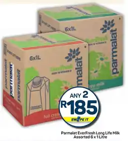 Pick n Pay Hypermarket Parmalat EverFresh Long Life Milk Assorted offer