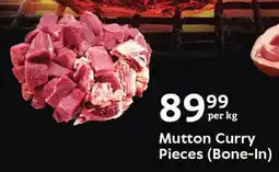 Oxford Freshmarket Mutton Curry Pieces (Bone-In) offer