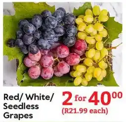 Oxford Freshmarket Red/ White/ Seedless Grapes offer