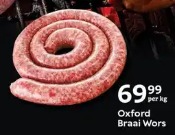 Oxford Freshmarket Oxford Braai Wors offer