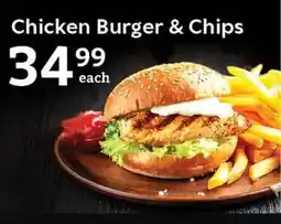 Oxford Freshmarket Chicken Burger & Chips offer