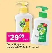 Game Dettol Hygiene Handwash Assorted-200ml Each offer