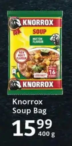 Oxford Freshmarket Knorrox Soup Bag offer