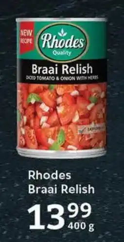 Oxford Freshmarket Rhodes Braai Relish offer