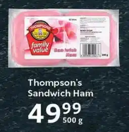 Oxford Freshmarket Thompson's Sandwich Ham offer