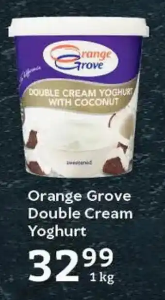 Oxford Freshmarket Orange Grove Double Cream Yoghurt offer