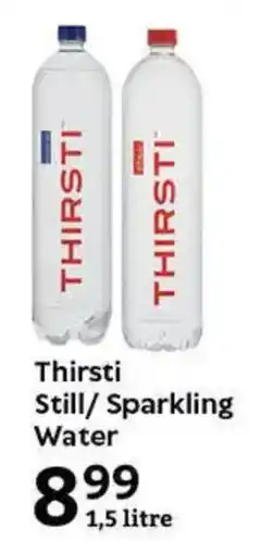 Oxford Freshmarket Thirsti Still/ Sparkling Water offer