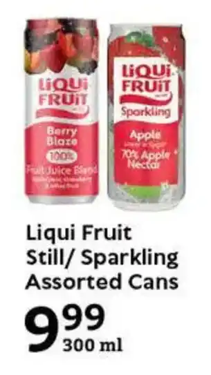 Oxford Freshmarket Liqui Fruit Still/ Sparkling Assorted Cans offer