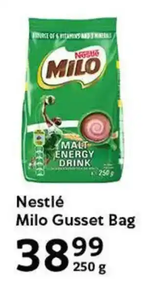 Oxford Freshmarket Nestlé Milo Gusset Bag offer