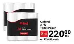 Oxford Freshmarket Oxford 2 Ply Toilet Paper offer