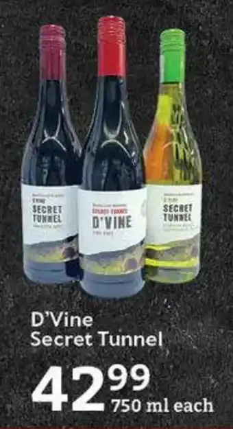 Oxford Freshmarket D'Vine Secret Tunnel offer