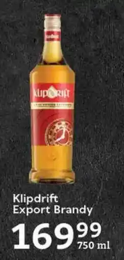 Oxford Freshmarket Klipdrift Export Brandy offer