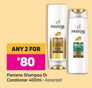 Game Pantene Shampoo Or Conditioner Assorted-For Any 2 x 400ml offer