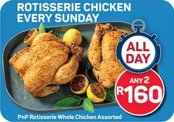 Pick n Pay PnP Rotisserie Whole Chicken Assorted offer