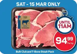 Pick n Pay Bulk Club and T-Bone Steak Pack offer