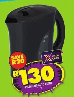 Shoprite Essentials auto kettle offer